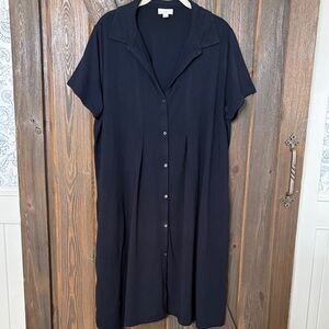 J. Jill Navy Knit Dress